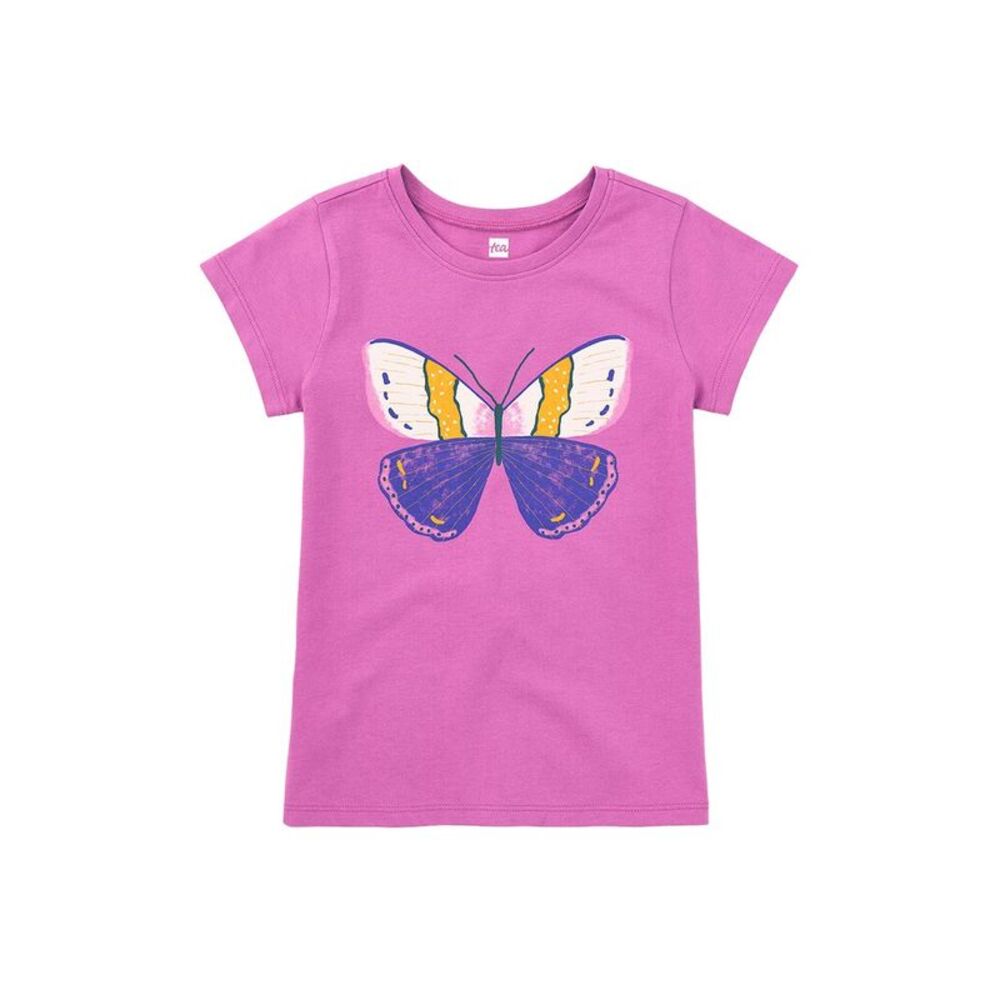 Tea Collection Girls  Beautiful Butterfly Graphic Tee